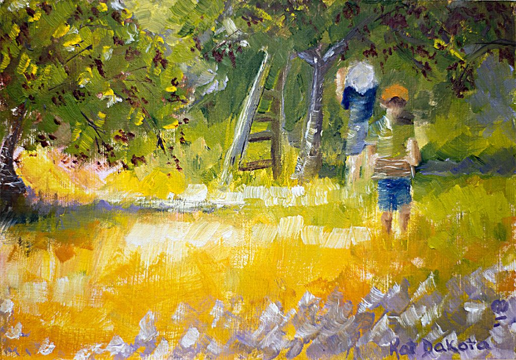 Cherry-Pickin-Kat-Dakota-Oil-Painting